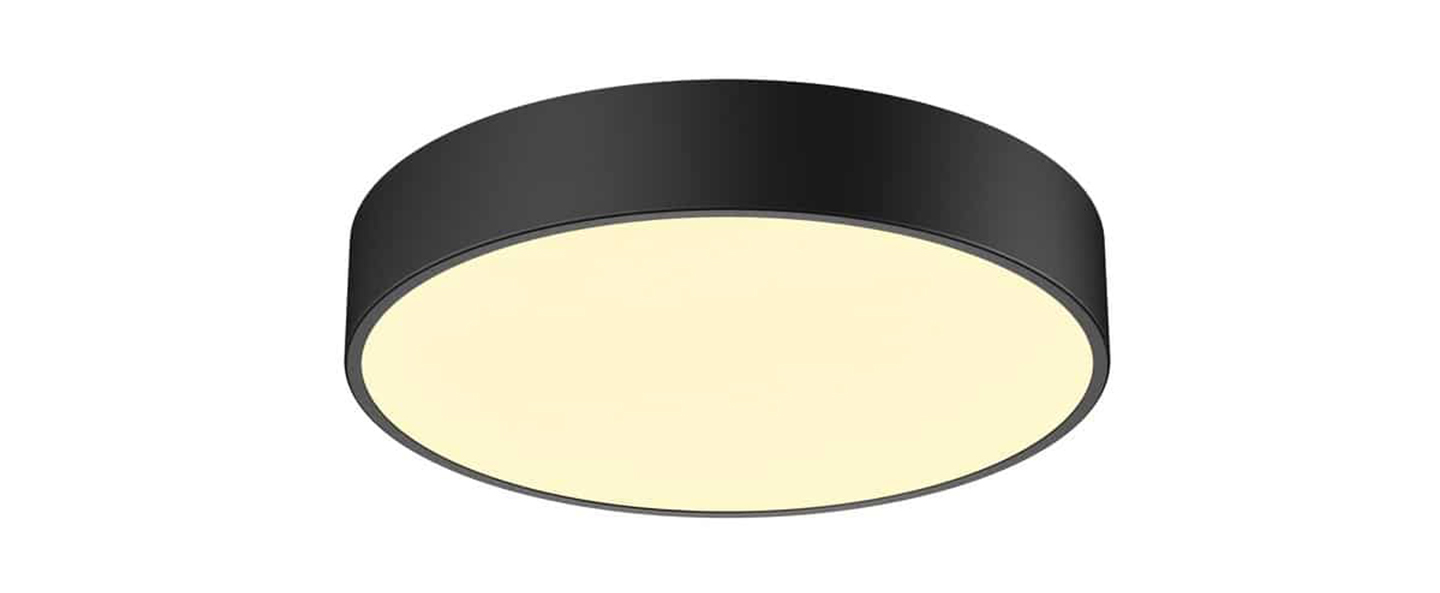 banner-image Plafonnier medo 40 ambient noir led 3000 4000k 2750 2900lm o38cm h9 5cm slv normal