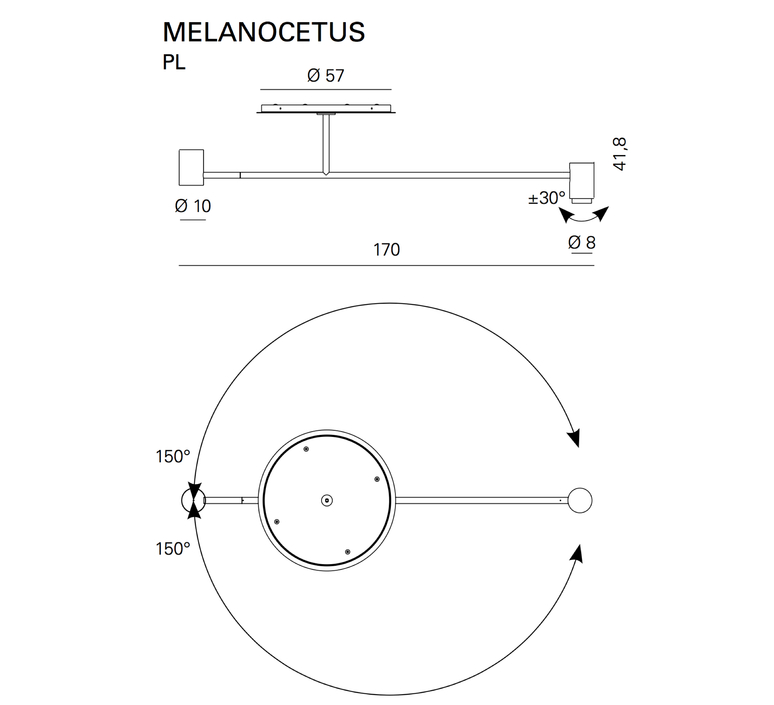 Melanocetus tristan auer plafonnier ceilling light  contardi acam 002599   design signed nedgis 87999 product