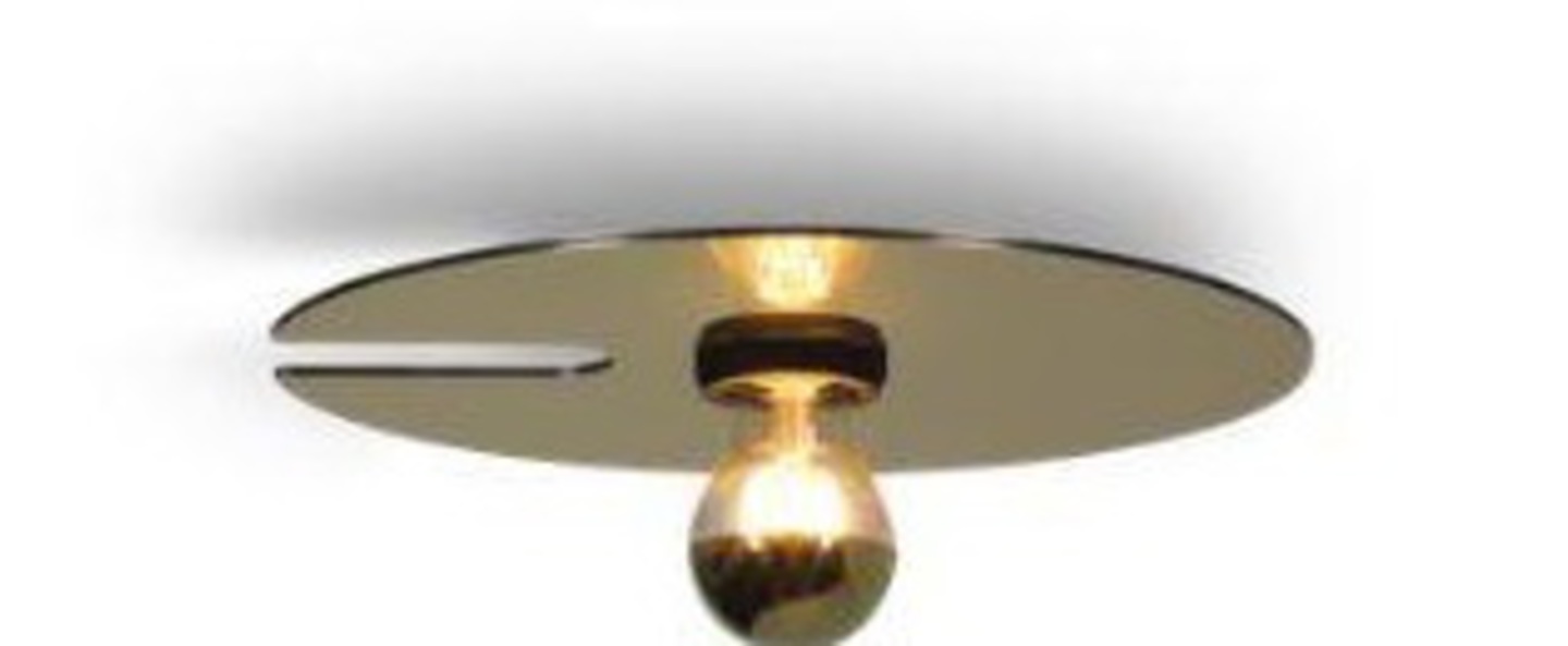 Plafonnier mirro ceiling 1 0 or o30cm h14 5cm wever ducre normal