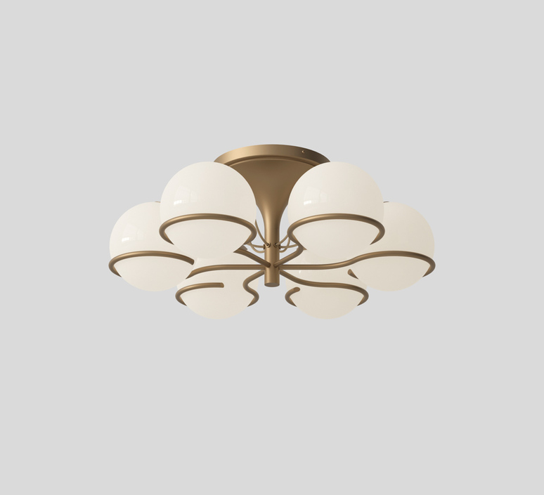 Model 2042 6 gino sarfatti plafonnier ceiling light  astep t08 c21 m6d0  design signed nedgis 150242 product