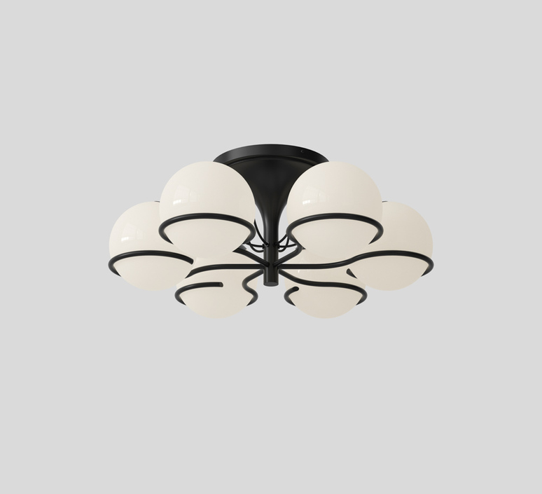 Model 2042 6 gino sarfatti plafonnier ceiling light  astep t08 c21 m6b0  design signed nedgis 150238 product