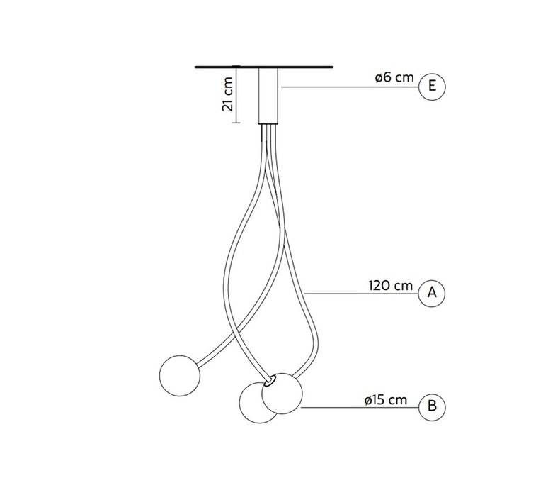 Moony 3 globes  plafonnier  karman pl307bb int  design signed nedgis 211705 product