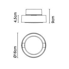 Plaff on ip65 joan gaspar plafonnier ceilling light  marset a628 050  design signed nedgis 68451 thumb