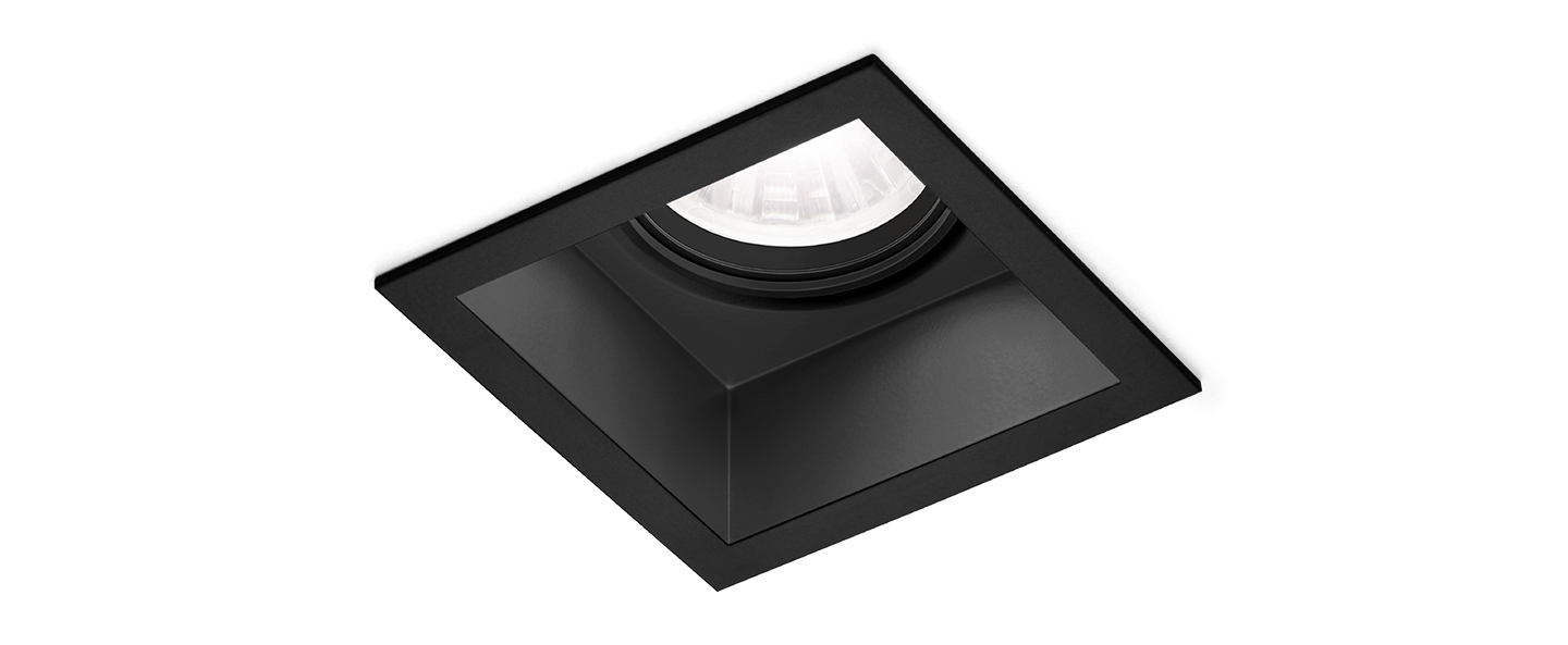 Plafonnier plano 1 0 noir led dim 2700k 510 680 lm o8 5cm h9cm wever ducre normal