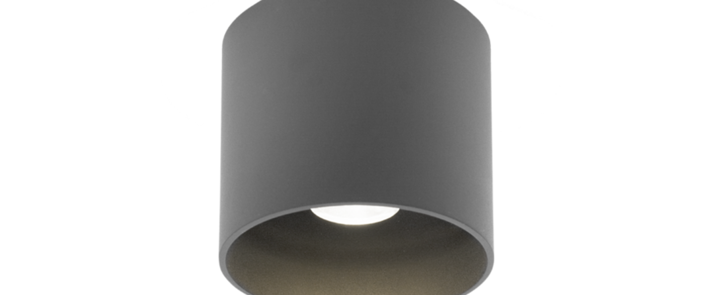 banner-image Plafonnier ray 1 0 noir o11 4cm 2700k 580lm 10cm ip65 wever ducre normal