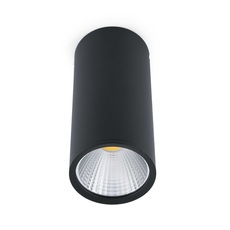 Plafonnier rel led noir 15w 2700k 1340lm o7 5cm h16 5cm 60 faro 70305 thumb