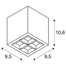 S cube  plafonnier  slv 1007461  design signed nedgis 213341 thumb