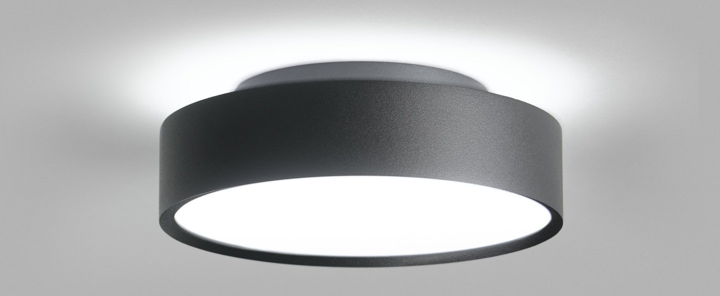 banner-image Plafonnier shadow 2 noir ip54 led 3000k 1800lm o21 5cm h6 5cm light point normal