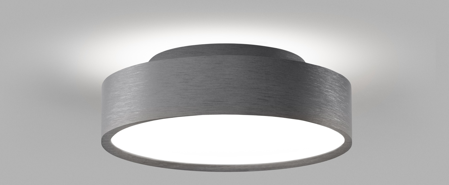 banner-image Plafonnier shadow 2 titanium ip54 led 3000k 1800lm o21 5cm h6 5cm light point normal
