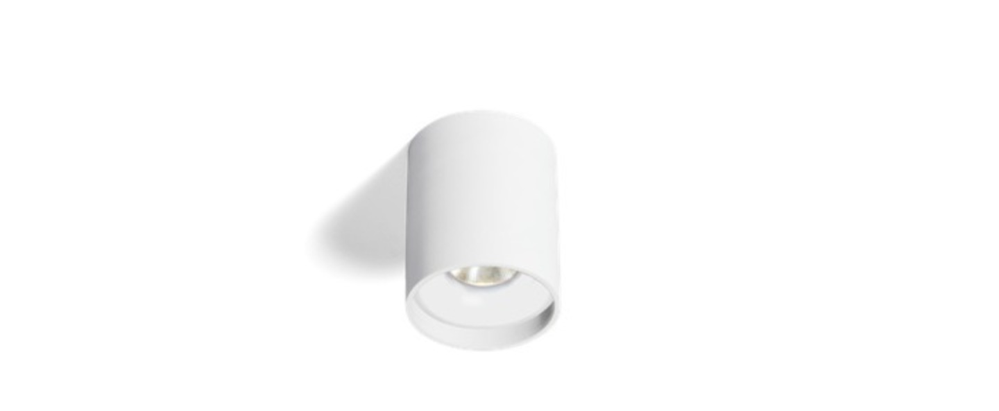 Plafonnier solid 1 0 blanc o10cm h13cm wever ducre normal