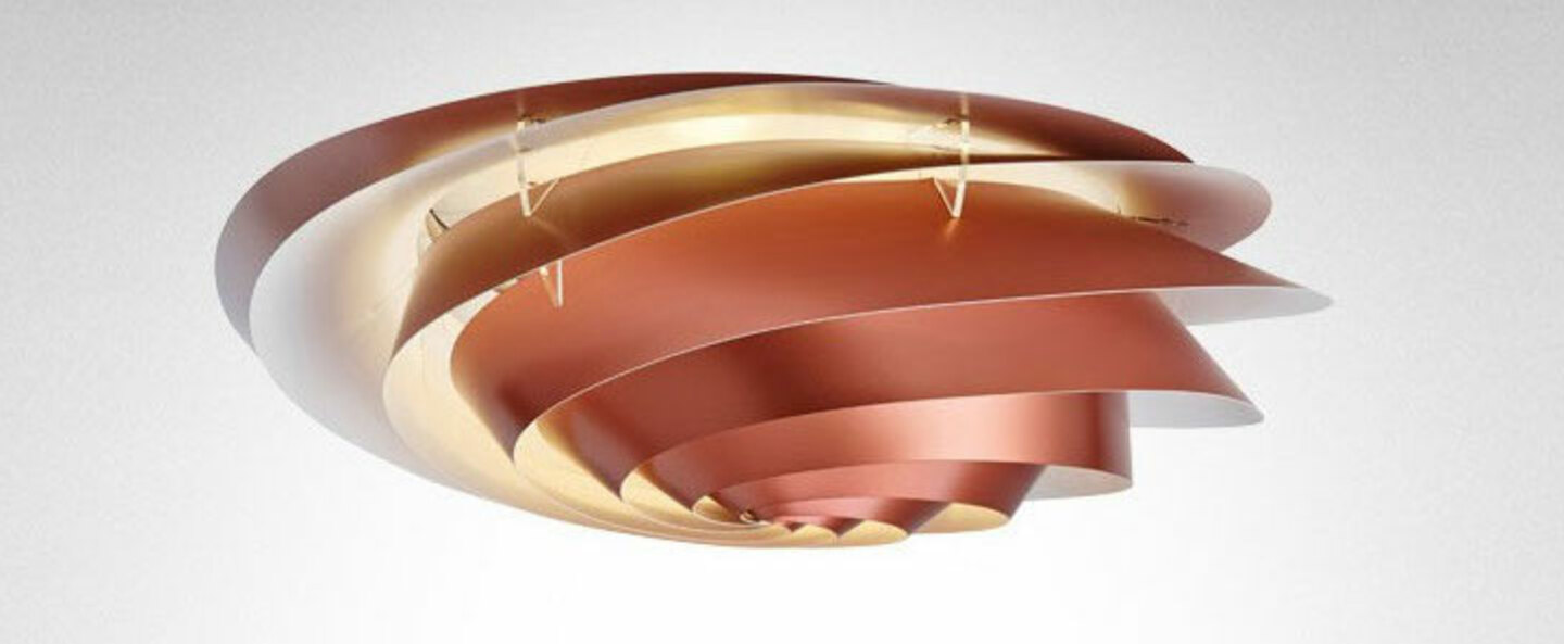 banner-image Plafonnier swirl small cuivre o37cm h15cm le klint normal