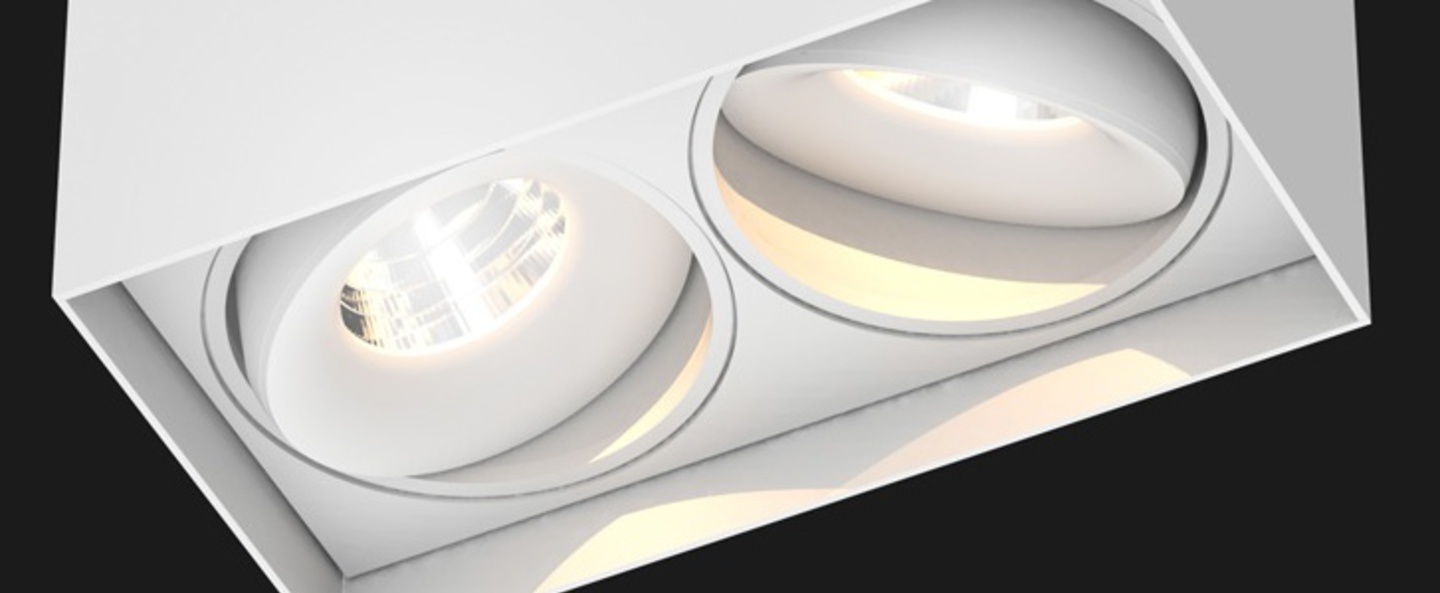 banner-image Plafonnier titan box organic led dimmable blanc mat h12cm l17 4cm doxis normal