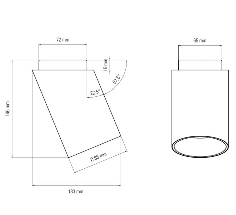 Tobo c85 diag studio dcw plafonnier ceiling light  dcw tobo c85 diag laiton  design signed nedgis 145111 product