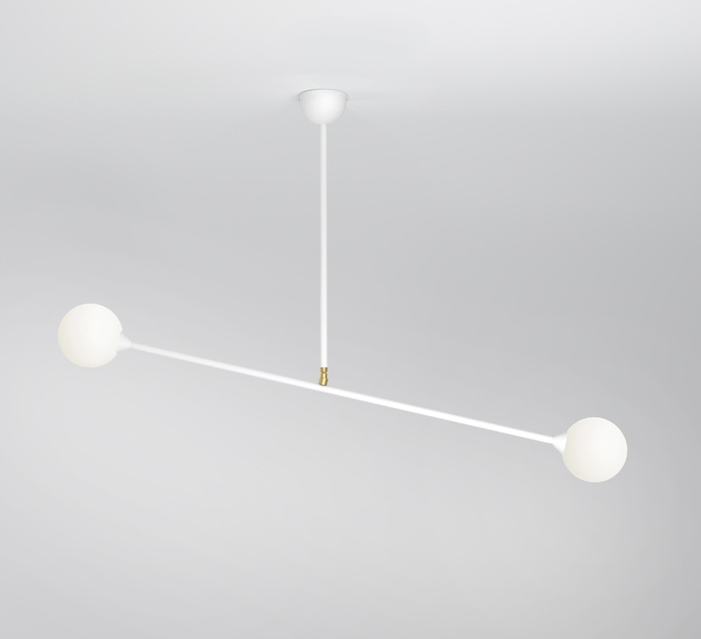 Two spheres gwendolyn et guillane kerschbaumer suspension pendant light  atelier areti atelier areti two spheres pendant  design signed 108938 product