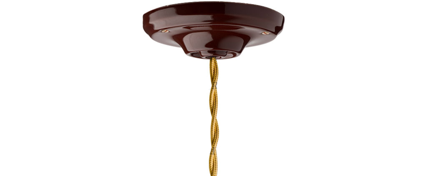 banner-image Rosace pure porcelaine marron o10cm h3cm studio zangra normal