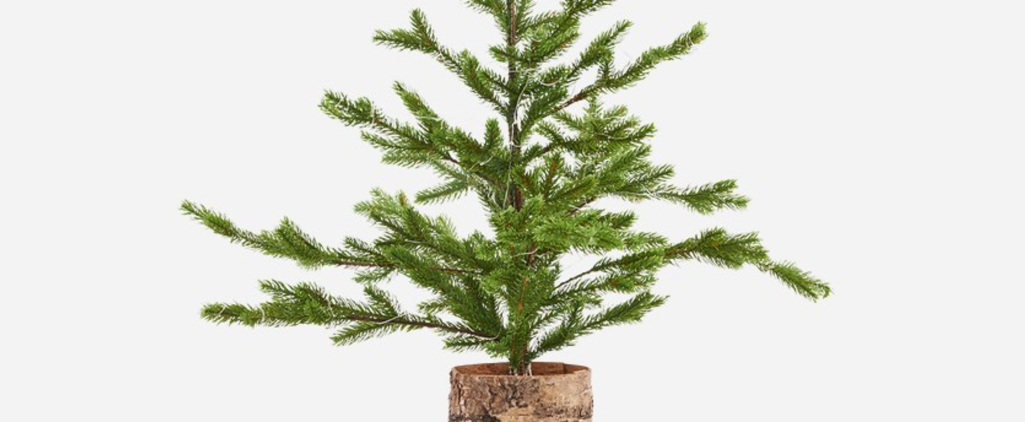 Sapin lumineux noel l vert led h90cm house doctor normal