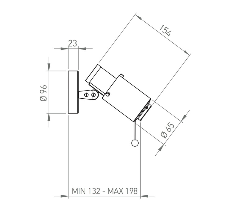 Biny spot jacques biny spot spot light  dcw editions led sw bl nk  design signed nedgis 65155 product