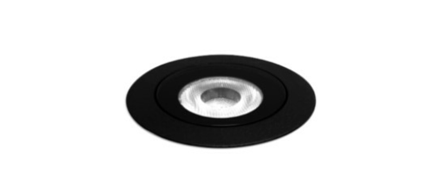 Spot blink trim 1 0 noir ip65 led dim 3000k 440 lm o6 2cm h7 2cm wever ducre normal