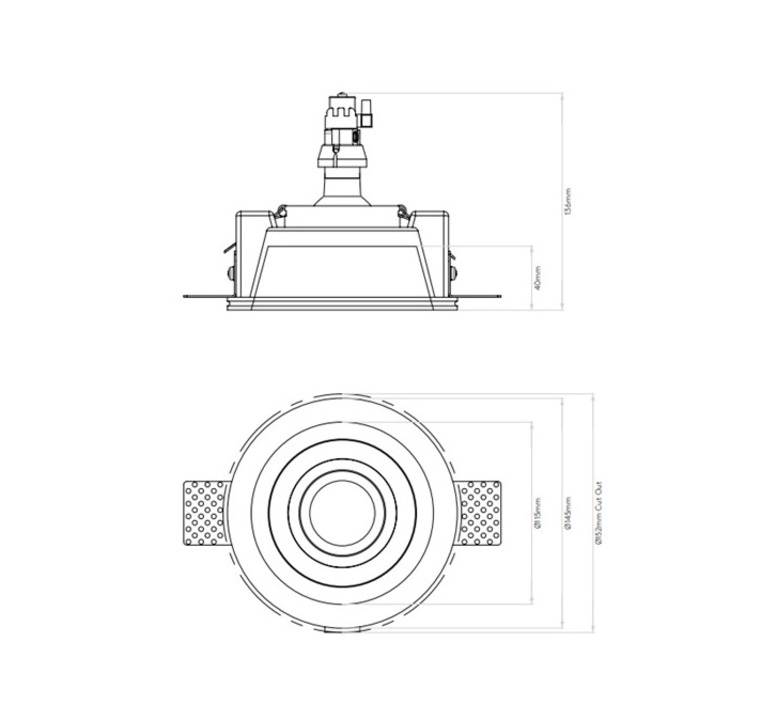 Blanco round adjustable studio astro spot encastrable recessed light  astro lighting 1253005  design signed nedgis 140836 product