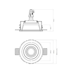 Blanco round adjustable studio astro spot encastrable recessed light  astro lighting 1253005  design signed nedgis 140836 thumb