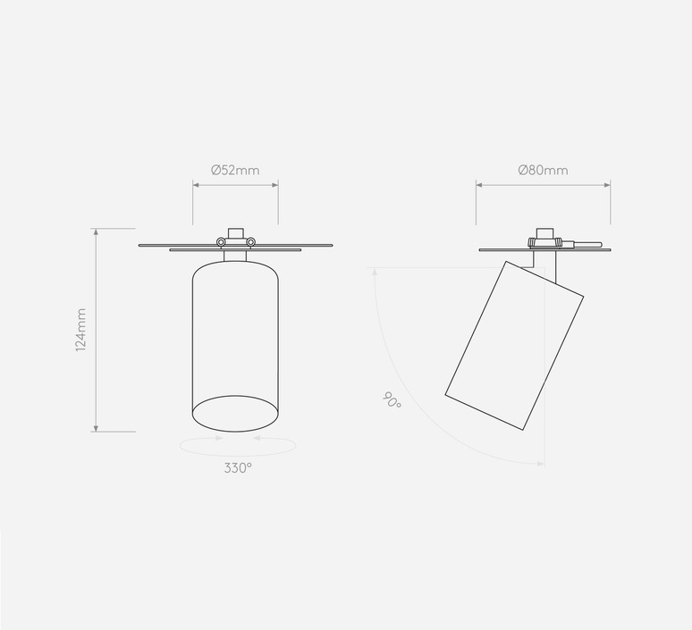 Spot encastré LED dimmable 50W taille de scie 158mm à 180mm Garantie 5 ans