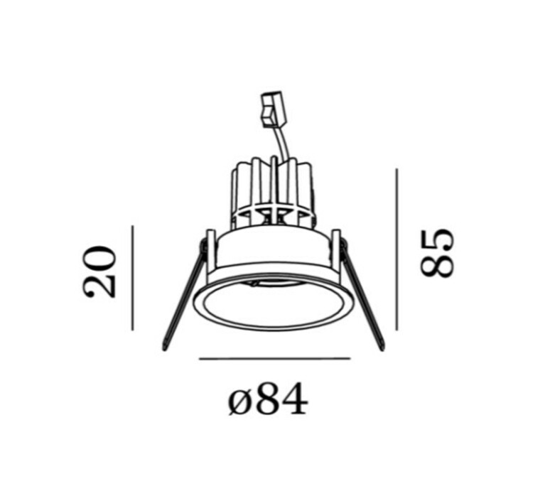 Deep 1 0 led studio wever ducre spot encastrable recessed light  wever et ducre 112161w5  design signed nedgis 164186 product