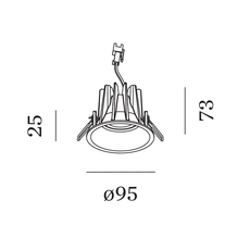 Deep 1 0 led studio wever ducre spot encastrable recessed light  wever et ducre 184161w5  design signed nedgis 121455 thumb