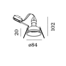 Deep adjust 1 0 led studio wever ducre spot encastrable recessed light  wever et ducre 112361b 3  design signed 86030 thumb