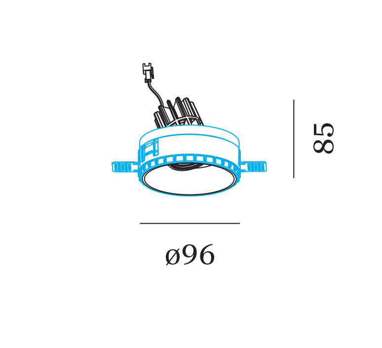 Deep adjust trimless 1 0 led studio wever ducre spot encastrable recessed light  wever et ducre 112861g3  design signed nedgis 119284 product