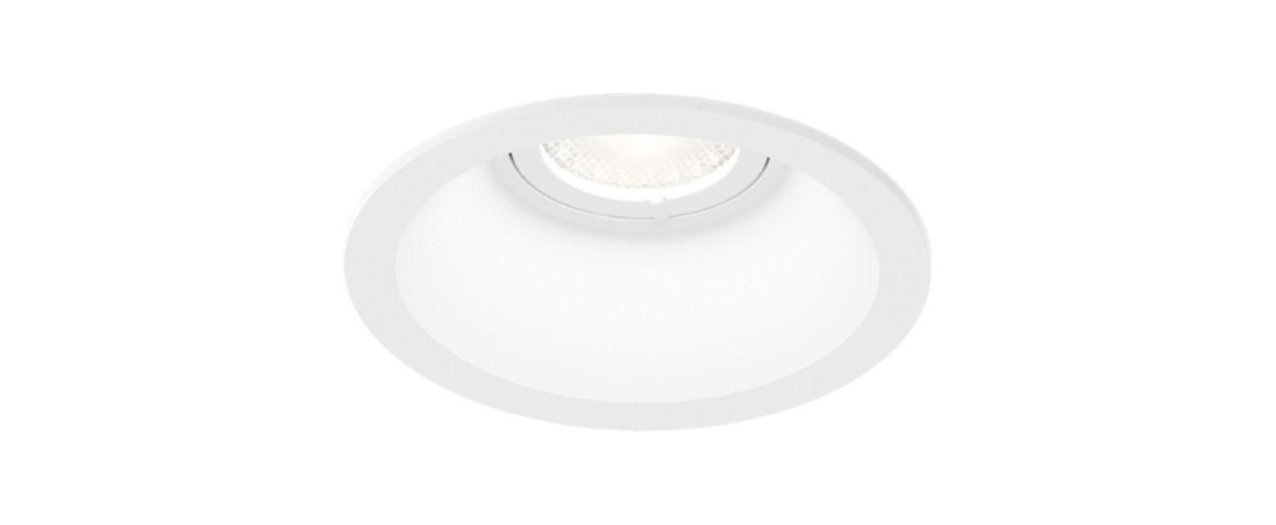 Spot encastrable deep petit 1 0 led blanc led 3000k 570 lm o7 9cm h4 5cm wever ducre normal