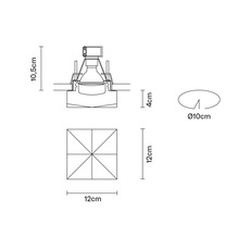 Faretti d27 cindy pamio design spot encastrable recessed light  fabbian d27f49 01  design signed 40059 thumb