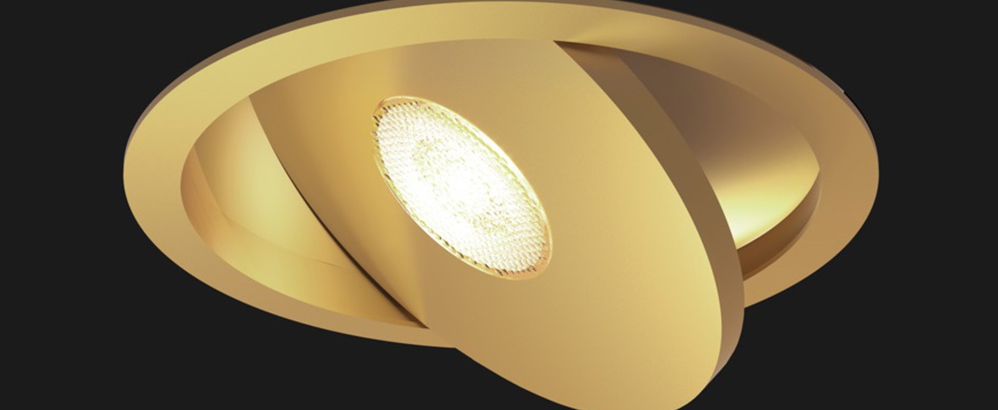 banner-image Spot encastrable flat led or brosse o12cm doxis normal