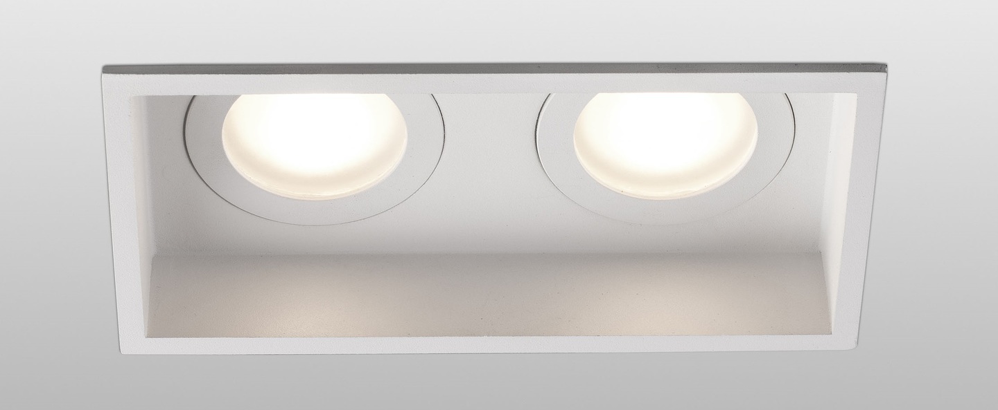 banner-image Spot encastrable hyde double ip44 blanc l17 1cm h5 5cm faro normal