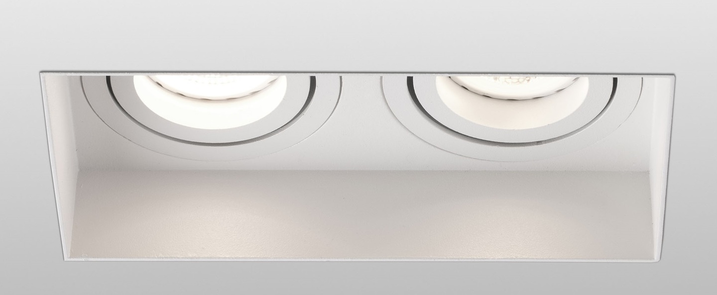 banner-image Spot encastrable hyde double trimless orientable blanc l16 4cm h5 5cm faro normal
