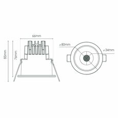 Hydra basse luminance studio solum spot encastrable recessed light  solum s0091090d r001w  design signed nedgis 152431 thumb