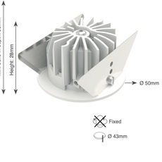 Juno round soft studio doxis spot encastrable recessed light  doxis 1517 44 24 940 01  design signed nedgis 142001 thumb