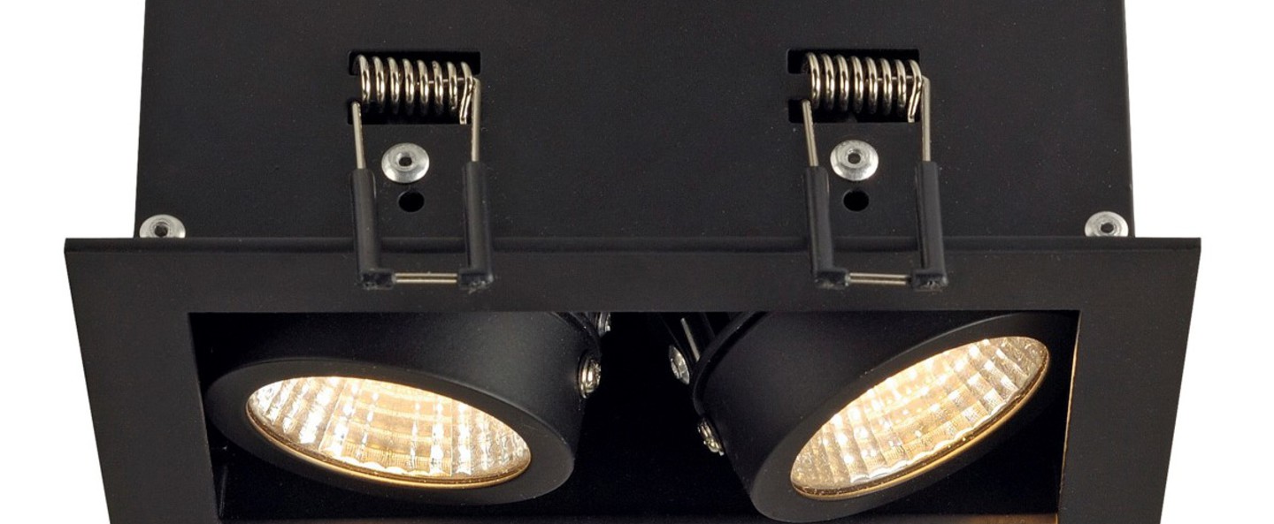 banner-image Spot encastrable kit kadux noir led l9cm h15cm slv normal