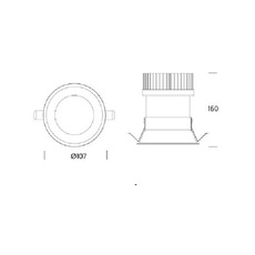 Kono 02 onok spot encastrable recessed light  onok kn02a20d36cws  design signed nedgis 64817 thumb