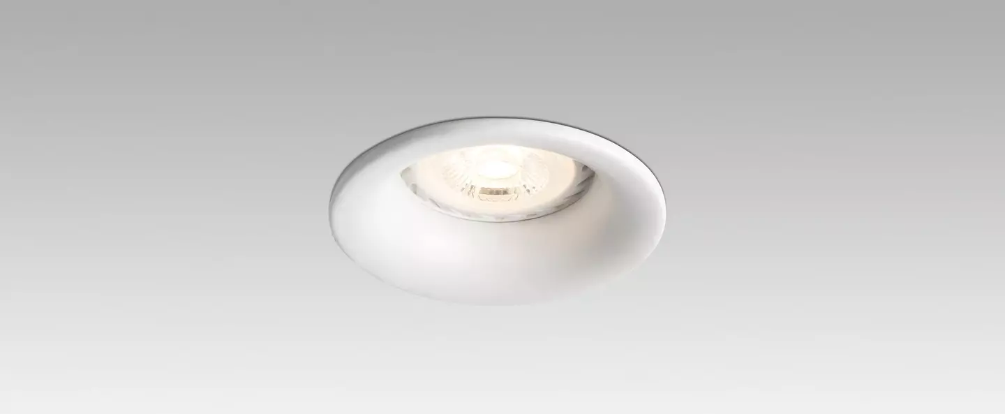 Spot encastrable neon r blanc o7 8cm h4 5cm faro normal