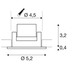 New tria 45 simple rond cs studio slv spot encastrable recessed light  slv 113971  design signed nedgis 94375 thumb