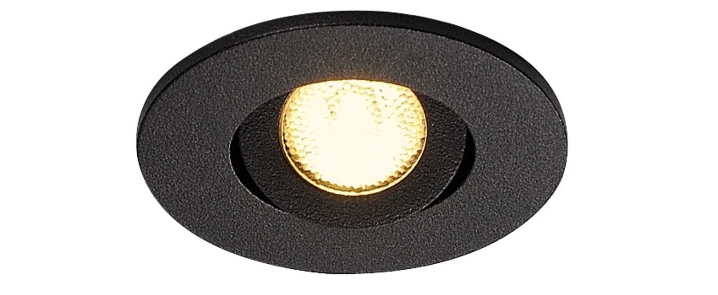 banner-image Spot encastrable new tria 45 simple rond cs noir ip44 led 3000k 143lm l5 2cm h3 6cm slv normal