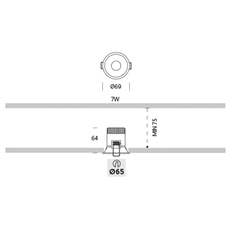 Optik 1 optik 1 spot encastrable recessed light  onok optia07n34bws  design signed nedgis 140891 thumb