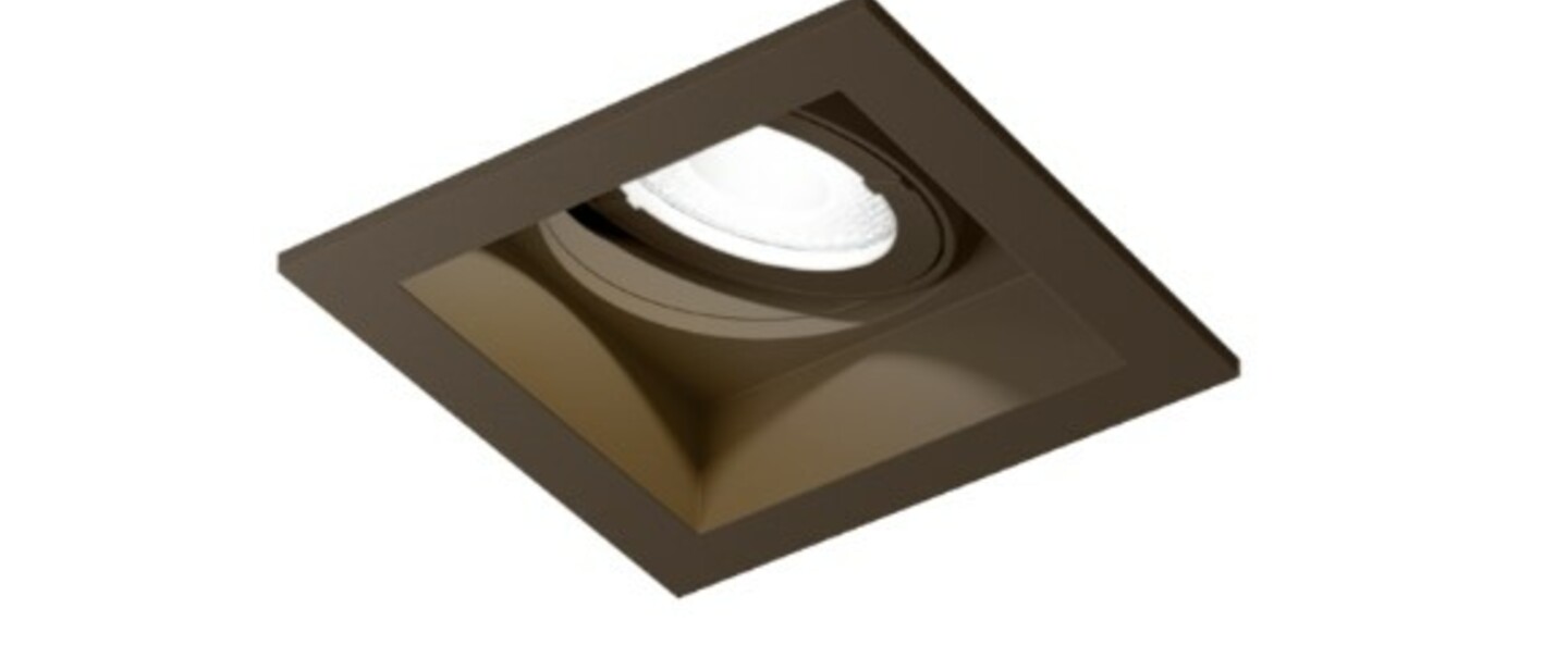 Spot encastrable plano petit 1 0 led bronze led dim 2000k 3000kk 420 lm l6 7cm h6cm wever ducre normal