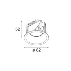 Smart lotis 82  studio modular spot encastrable recessed light  modular 12442009  design signed nedgis 118930 thumb