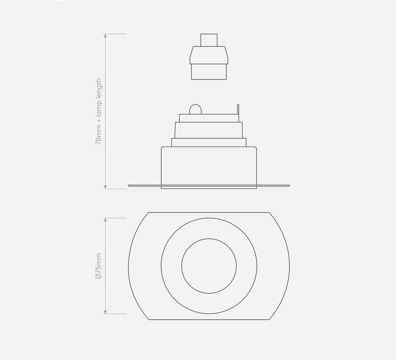 Trimless slimline round studio astro spot spot light  astro lighting 1248017  design signed nedgis 157938 product