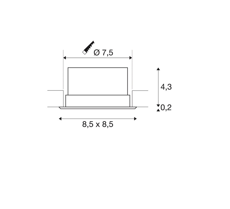 Verlux  spot encastrable  slv 112682  design signed nedgis 212563 product