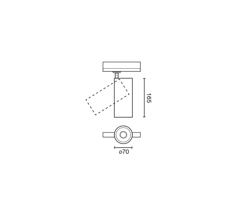 Fost track studio faro lab spot spot light  faro 0118x2731  design signed nedgis 150877 product