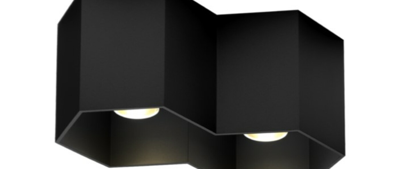 banner-image Spot hexo double noir led colorette doree o22cm wever ducre normal