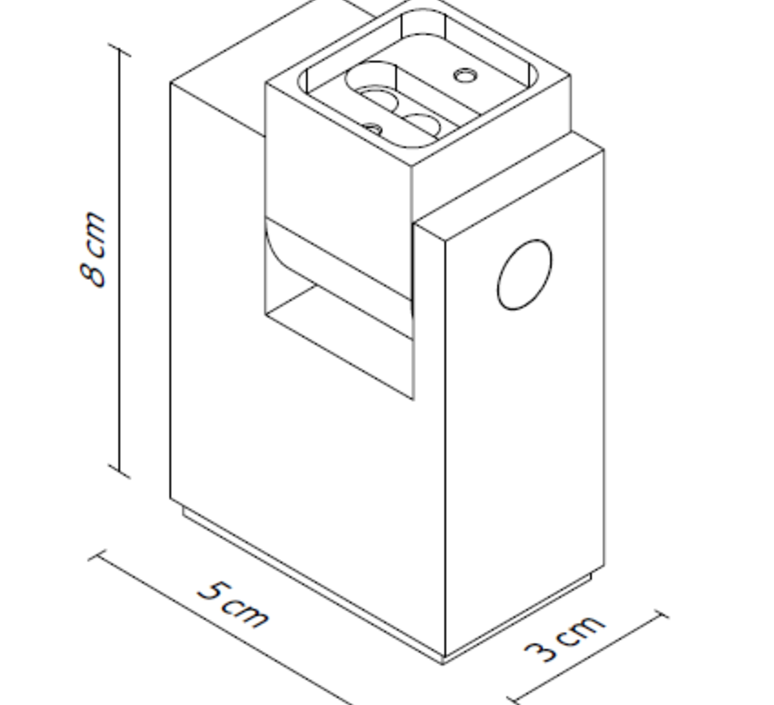 Airtek one module 1 25  quel designer edmondo testaguzza spot pour rail  karman ac303t1f25  design signed nedgis 198450 product