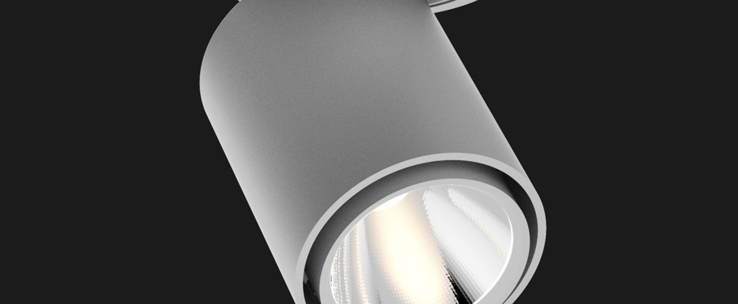 banner-image Spot semi encastre atlas gris clair mat led 2700k 1983lm o9cm h11cm doxis normal